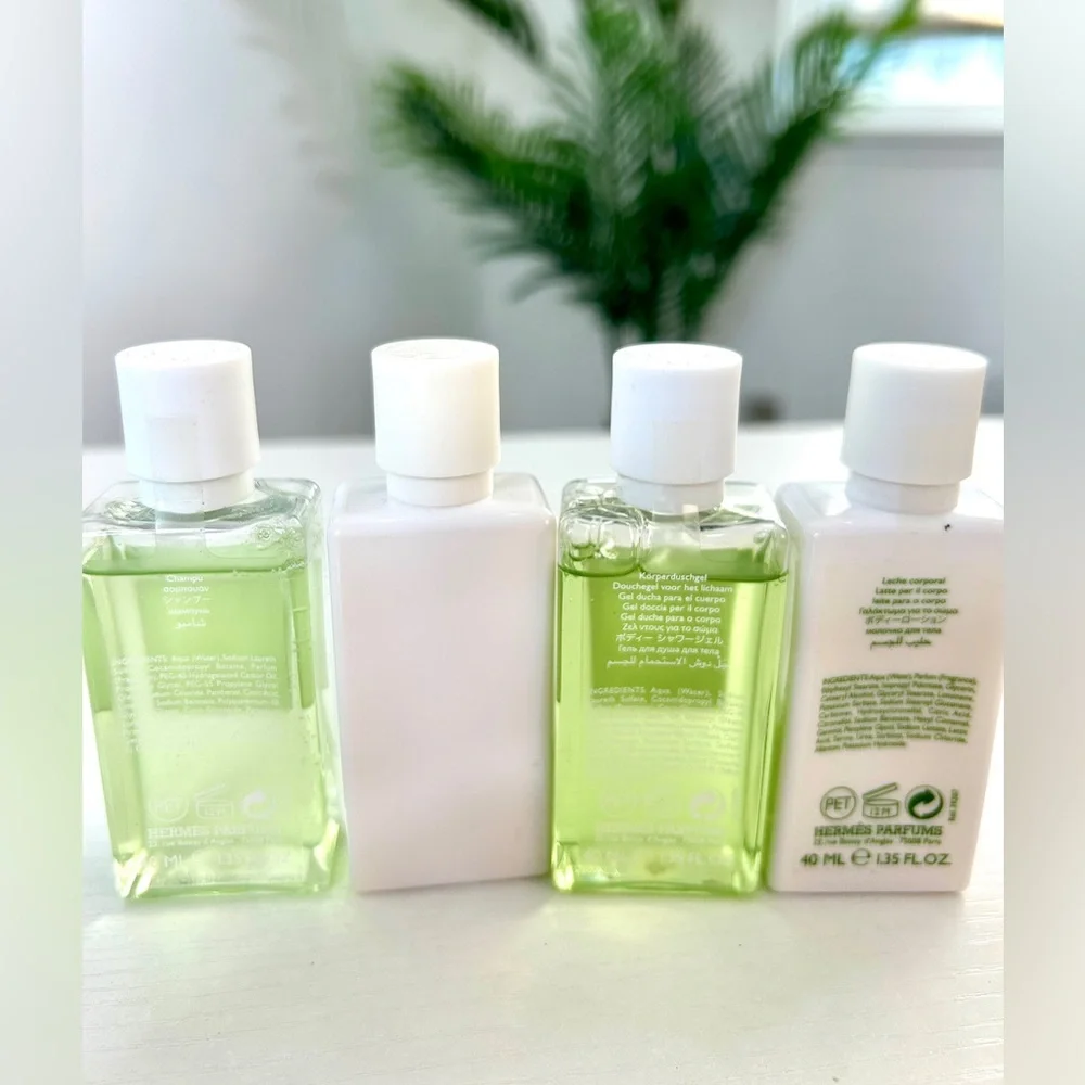 Hermes Un Jardin Sur Le Nil Bath Travel Bath & Gift Set - Picture 4 of 5